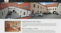 Desktop Screenshot of apartmanytrnava.sk